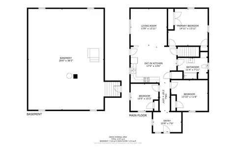 Floorplan - 211 Dinsmore Rd, Sidney, ME 04330 photo 3 of 3