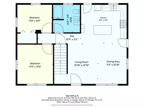 Floorplan - 503 Sandy Beach Rd, Danforth, ME 04424 photo 1 of 3
