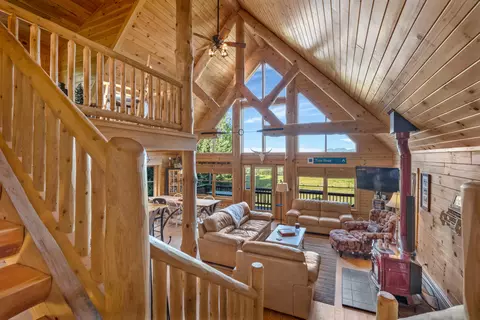 Living - 26 Overlook Dr, Eustis, ME 04936 photo 6 of 7