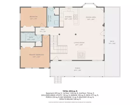 Floorplan - 26 Overlook Dr, Eustis, ME 04936 photo 2 of 3