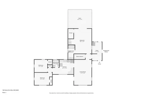 Floorplan - 168 Deste Rd, Milo, ME 04463 photo 7 of 7