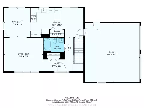 Floorplan - 406 Brann Rd, Levant, ME 04456 photo 5 of 9