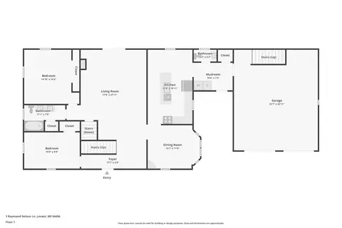 Floorplan - 1 Raymond Nelson Ln, Levant, ME 04456 photo 2 of 5