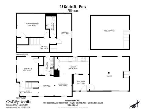 Floorplan - 18 Gothic St, Paris, ME 04281 photo 3 of 3