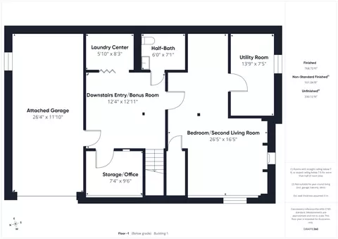 Floorplan - 100 Hanson Lake Rd, Mapleton, ME 04757 photo 1 of 3