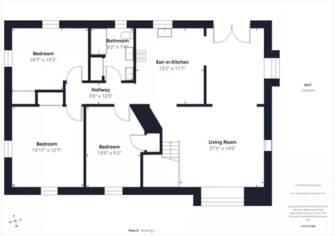 Floorplan - 100 Hanson Lake Rd, Mapleton, ME 04757 photo 2 of 3