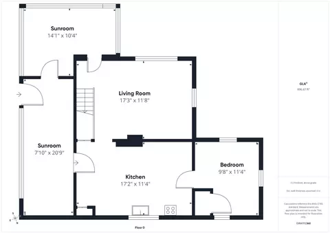 Floorplan - 6 Long Rd, Limestone, ME 04750 photo 4 of 6