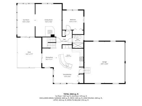 Floorplan - 4 Tidal Brook Rd Ext, Freeport, ME 04032 photo 1 of 3