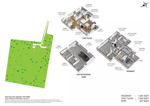 Floorplan - 366 Union Rd, Appleton, ME 04862 photo 2 of 4