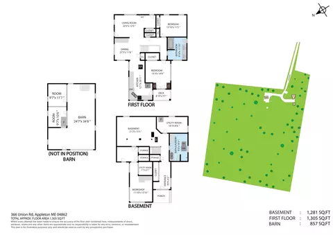 Floorplan - 366 Union Rd, Appleton, ME 04862 photo 3 of 4