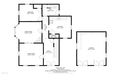 Floorplan - 52 Kinderhook St, Randolph, ME 04346 photo 2 of 7