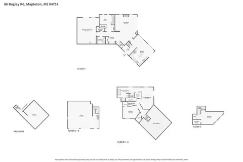 Floorplan - 86 Bagley Rd, Mapleton, ME 04757 photo 2 of 2