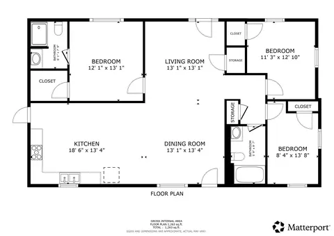 Floorplan - 428 Works Rd, Jackson, ME 04921 photo 1 of 2