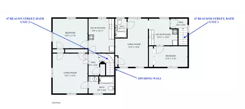 Floorplan - 45-47 Beacon St, Bath, ME 04530 photo 2 of 3