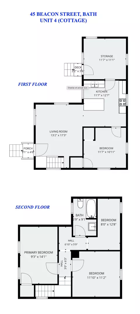 Floorplan - 45-47 Beacon St, Bath, ME 04530 photo 3 of 3