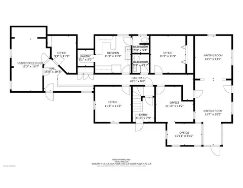 Floorplan - 124 Silver St, Waterville, ME 04901 photo 1 of 3