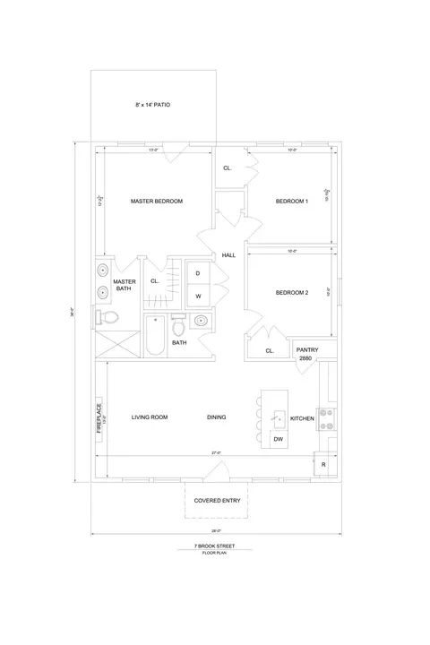 Floorplan - 7 Brook St, Biddeford, ME 04005 photo 2 of 2