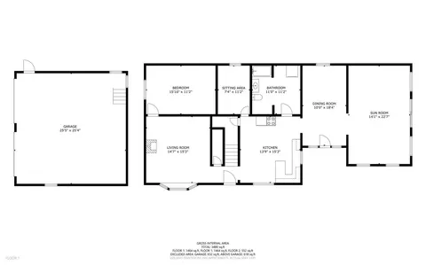 Floorplan - 559 Abbott Rd, Winslow, ME 04901 photo 2 of 3