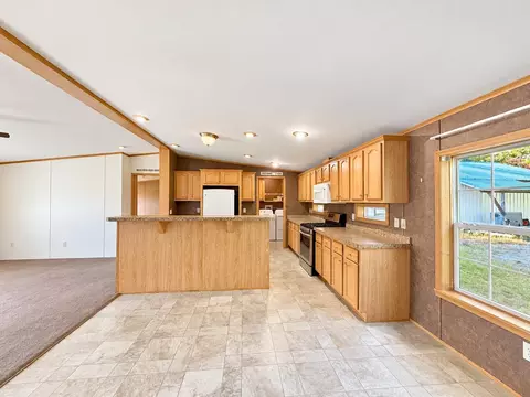 Kitchen - 397 Milo Rd, Sebec, ME 04481 photo 10 of 11