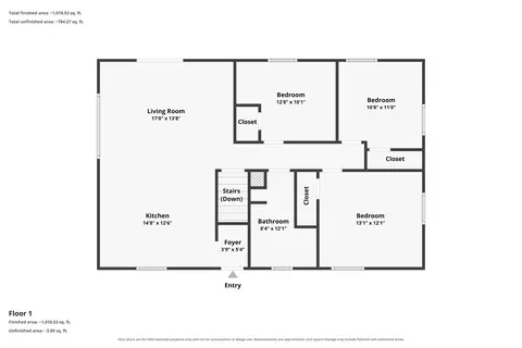 Floorplan - 20 Spaulding Dr, Stratton, ME 04982 photo 1 of 3