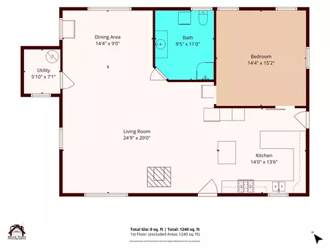 Floorplan - 35 Hidden Acres, Steuben, ME 04680 photo 3 of 4