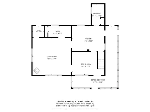 Floorplan - 4937 Bennoch Rd, Lagrange, ME 04453 photo 3 of 3