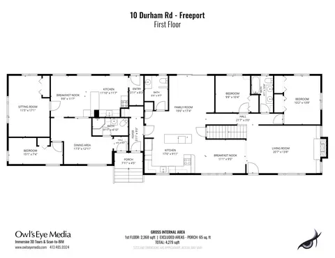 Floorplan - 10 Durham Rd, Freeport, ME 04032 photo 2 of 4