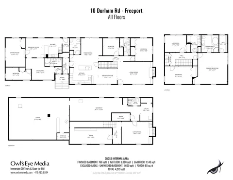 Floorplan - 10 Durham Rd, Freeport, ME 04032 photo 1 of 4