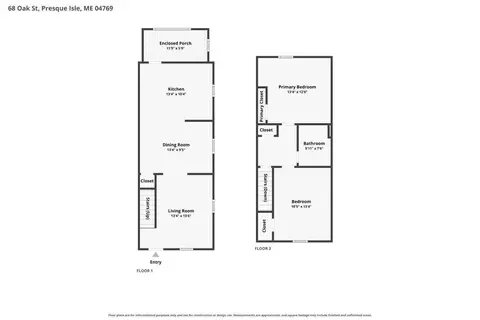 68 Oak St, Presque Isle, ME 04769