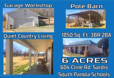 604 Cline Rd, Sardis, MS 38666 photo 1