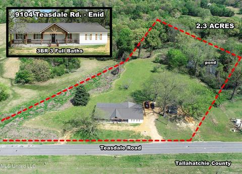 9104 Teasdale Rd, Enid, MS 38927