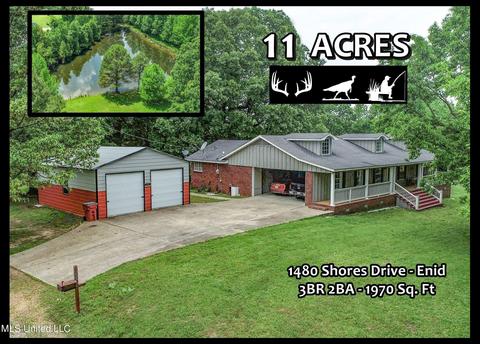 1480 Shores Dr, Enid, MS 38927