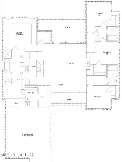 Floorplan - 102 Waverly Dr, Florence, MS 39073 photo 1 of 1