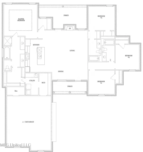 Floorplan - 204 Wethersfield Dr, Florence, MS 39073 photo 1 of 1