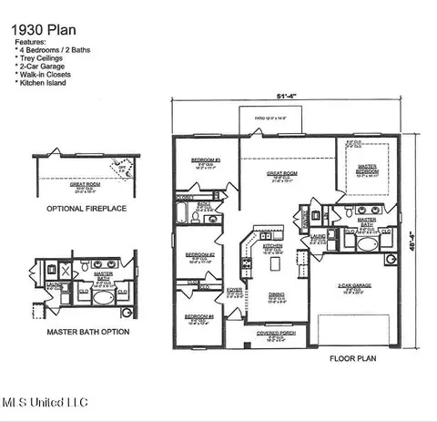 Floorplan - 13924 Ruby Ln, Biloxi, MS 39532 photo 1 of 1