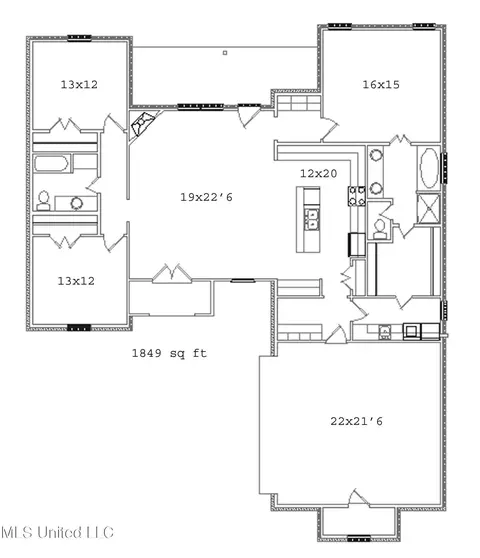 Floorplan - 102 Seymour Dr, Madison, MS 39110 photo 2 of 2
