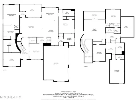 Floorplan - 10975 Wiseman Dr, Olive Branch, MS 38654 photo 1 of 3