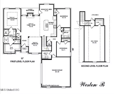Floorplan - 7662 Willow Way, Hernando, MS 38632 photo 1 of 2