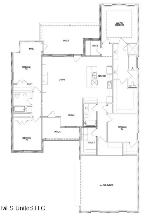 Floorplan - 205 Wethersfield Dr, Florence, MS 39073 photo 2 of 2