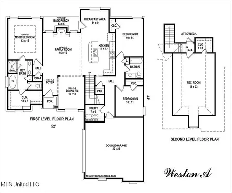 Floorplan - 4977 Witt Cv, Olive Branch, MS 38654 photo 1 of 1