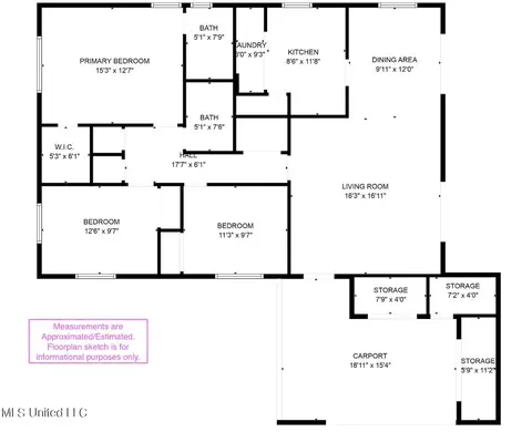 Floorplan - 7 Quail Creek Dr, Diamondhead, MS 39525 photo 1 of 1