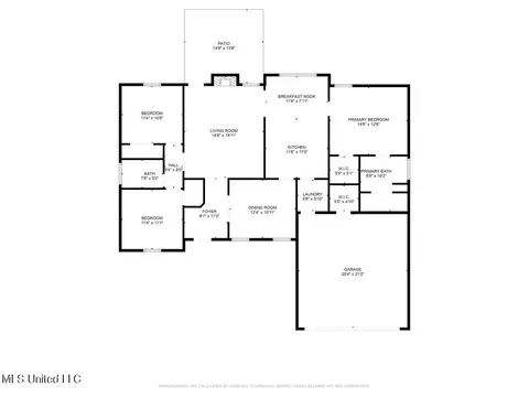 Floorplan - 2023 S Cobblestone Cv, Brandon, MS 39042 photo 1 of 1