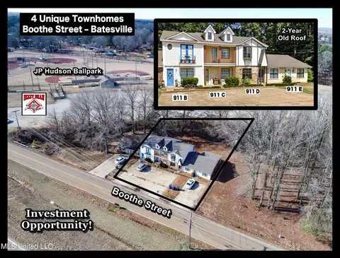 911 Boothe St #B-C-D-E, Batesville, MS 38606