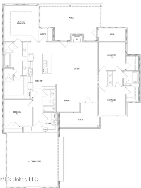 Floorplan - 309 Tremont Dr, Florence, MS 39073 photo 1 of 2