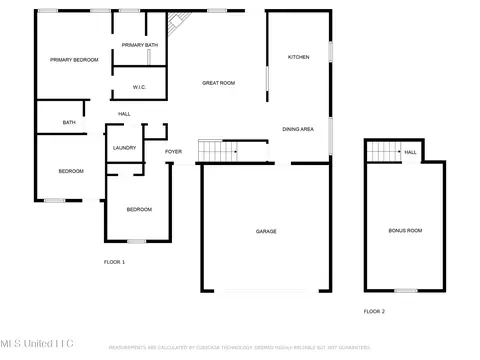 Floorplan - 1310 N Big Ben, Hernando, MS 38632 photo 1 of 1