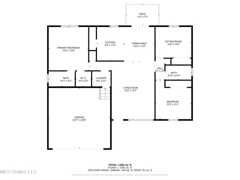 Floorplan - 9510 Kolo Ct, Diamondhead, MS 39525 photo 1 of 1