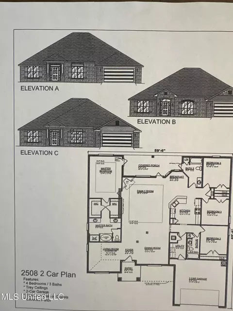 Floorplan - 6211 Saphire Ln, Biloxi, MS 39532 photo 1 of 1