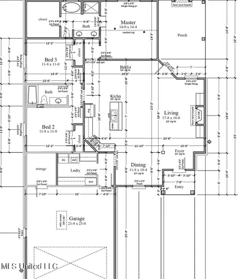 Floorplan - 109 St Croix Ln, Madison, MS 39110 photo 1 of 1