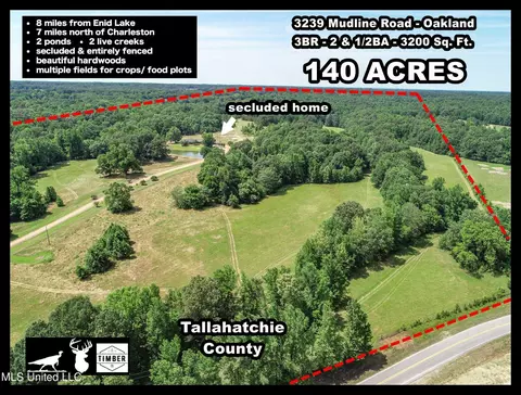 3239 Mudline Rd, Charleston, MS 38921