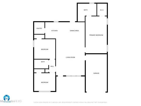 Floorplan - 14 Colony Rd, Mchenry, MS 39561 photo 1 of 1
